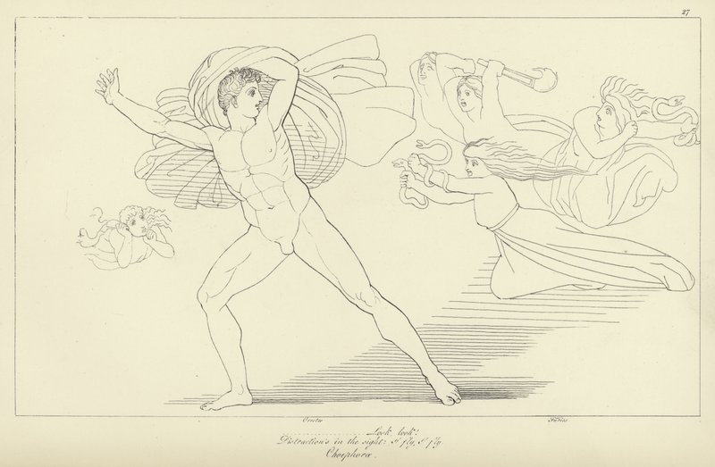 Orestes alkotó: John Flaxman