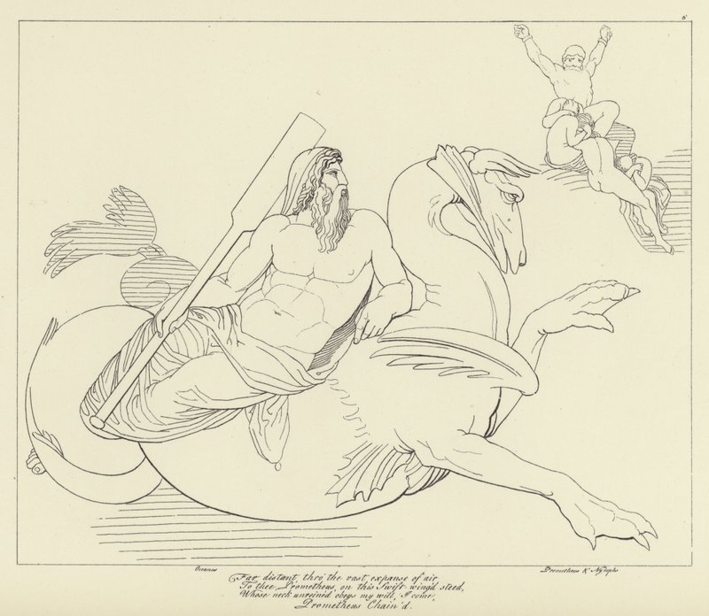 Prométheusz láncolva alkotó: John Flaxman
