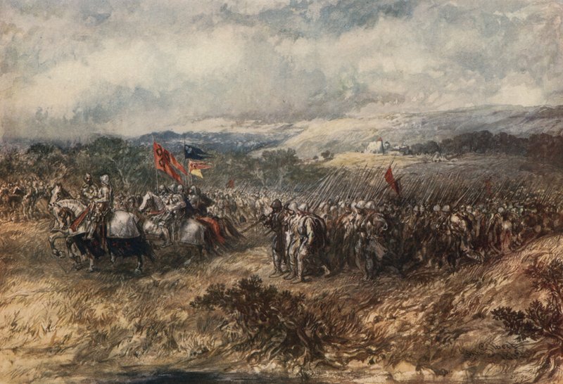 Keresztesek menet közben alkotó: John Gilbert