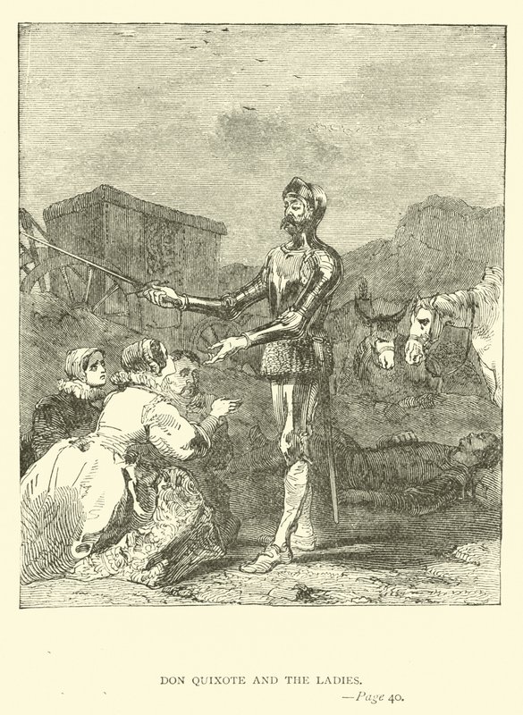 Don Quijote és a hölgyek alkotó: John Gilbert