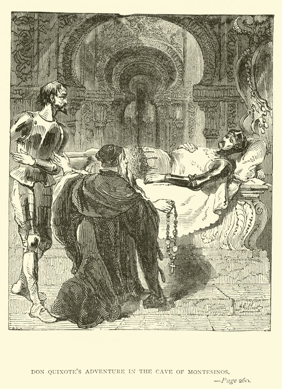 Don Quijote kalandja a Montesinos-barlangban alkotó: John Gilbert