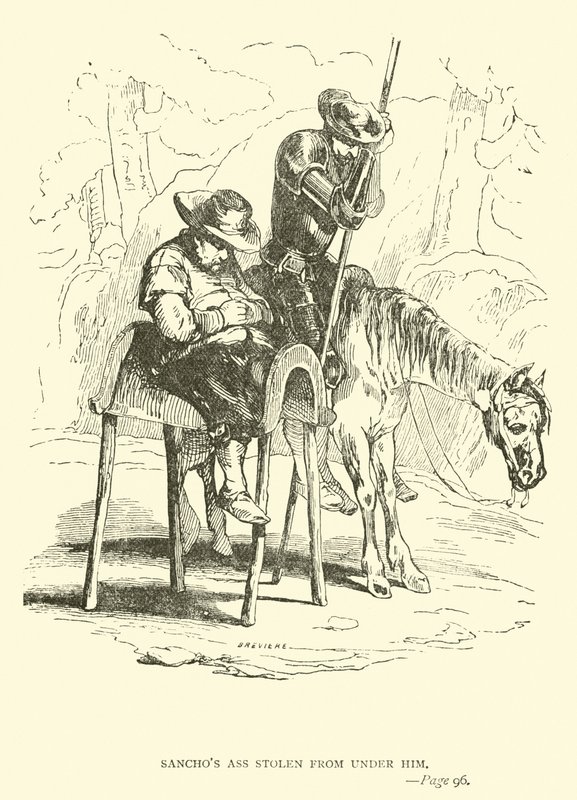 Sancho fenekét lopták el alóla alkotó: John Gilbert
