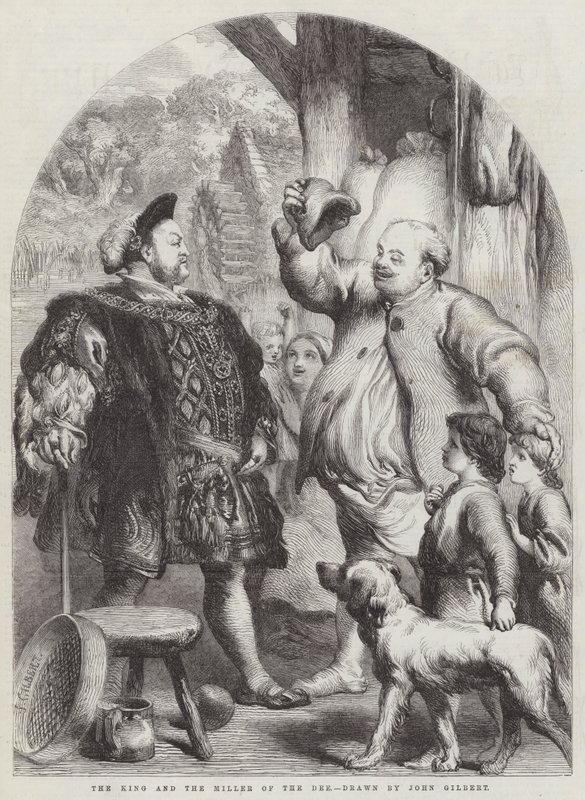 A Dee királya és molnárja alkotó: John Gilbert