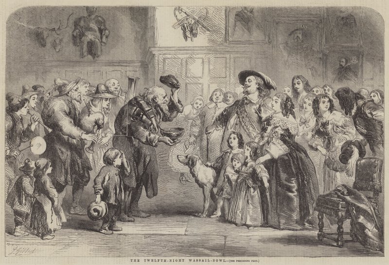 A tizenkettedik éjszaka Wassail-Bowl alkotó: John Gilbert