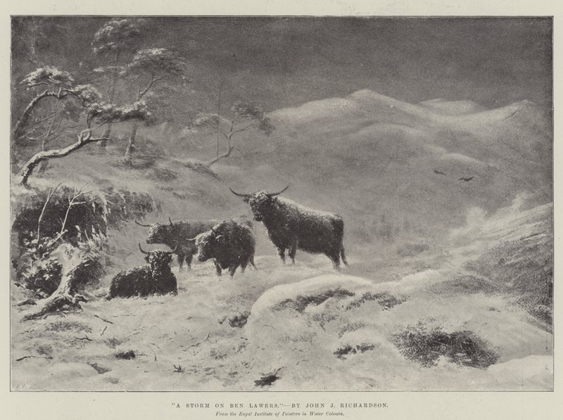 Vihar Ben Lawersen alkotó: John Isaac Richardson