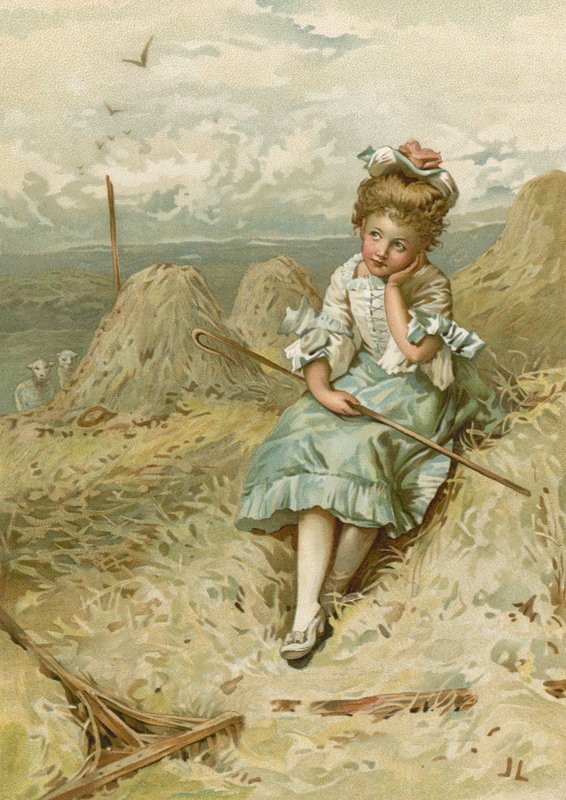 Kis Bo-Peep (chromolitho) alkotó: John Lawson