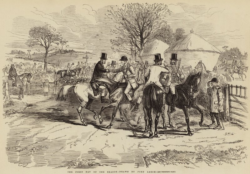 A szezon első napja alkotó: John Leech