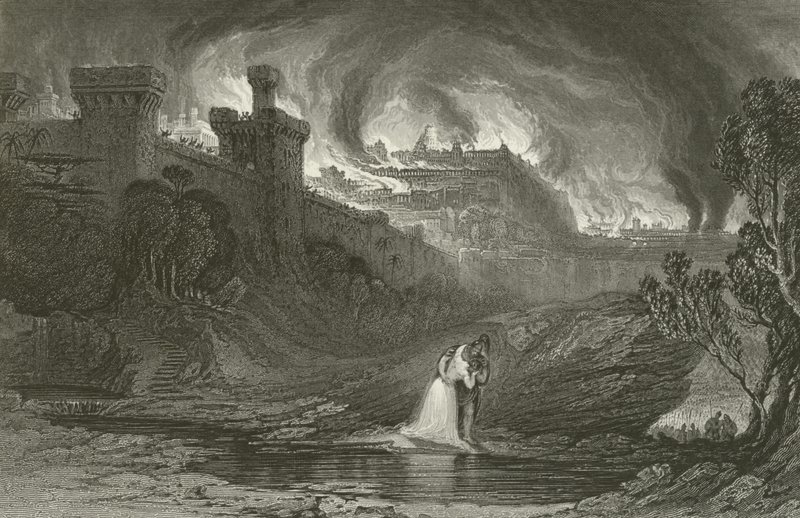 Jeruzsálem pusztulása alkotó: John Martin