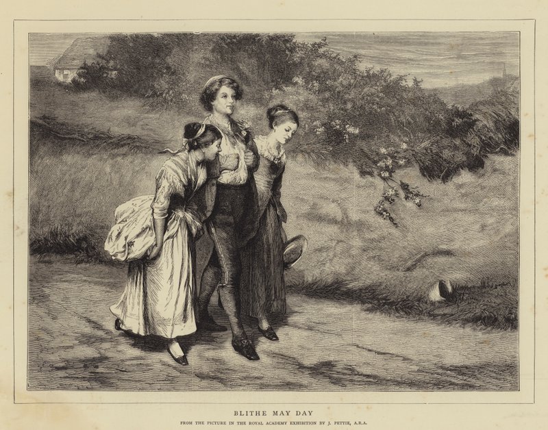 Blithe May Day alkotó: John Pettie