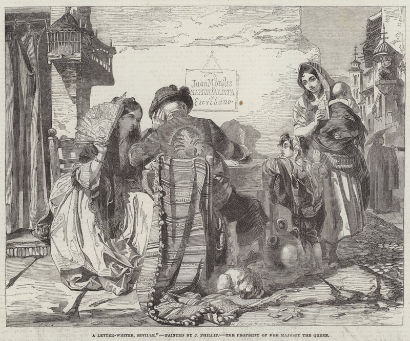 Levélíró, Sevilla alkotó: John Phillip