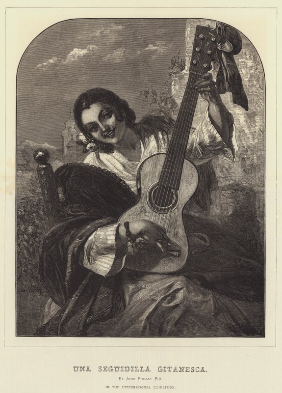 Egy gitáni Seguidilla alkotó: John Phillip