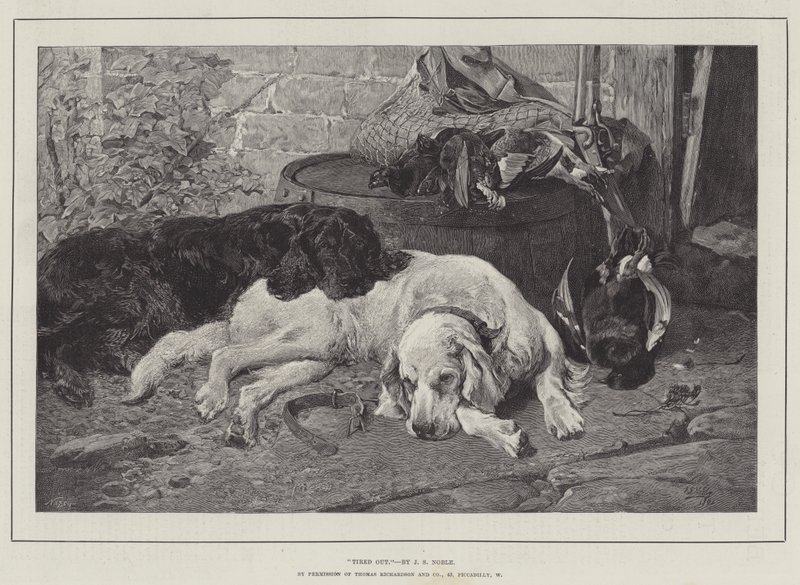 Tired Out alkotó: John Sargent Noble