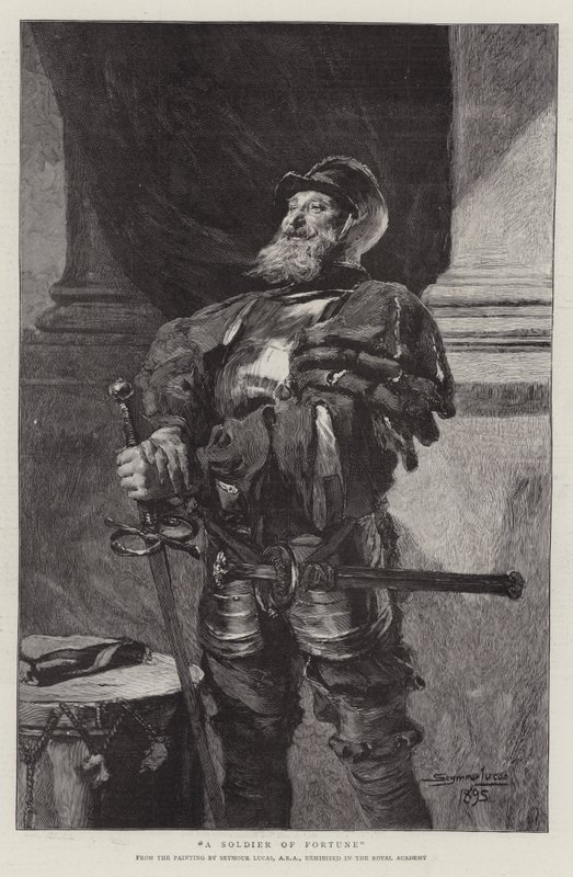 A szerencse katonája alkotó: John Seymour Lucas