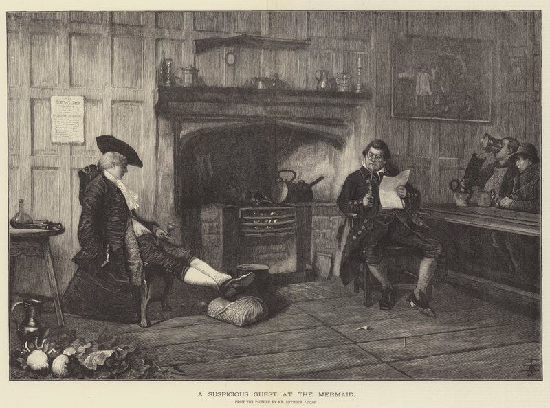 Gyanús vendég a Hableányban alkotó: John Seymour Lucas