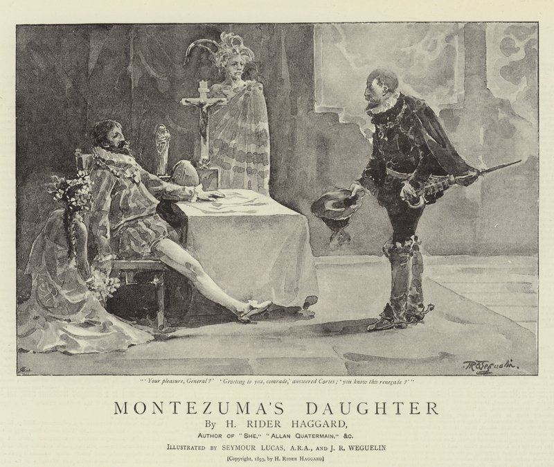 Montezuma lánya alkotó: John Seymour Lucas