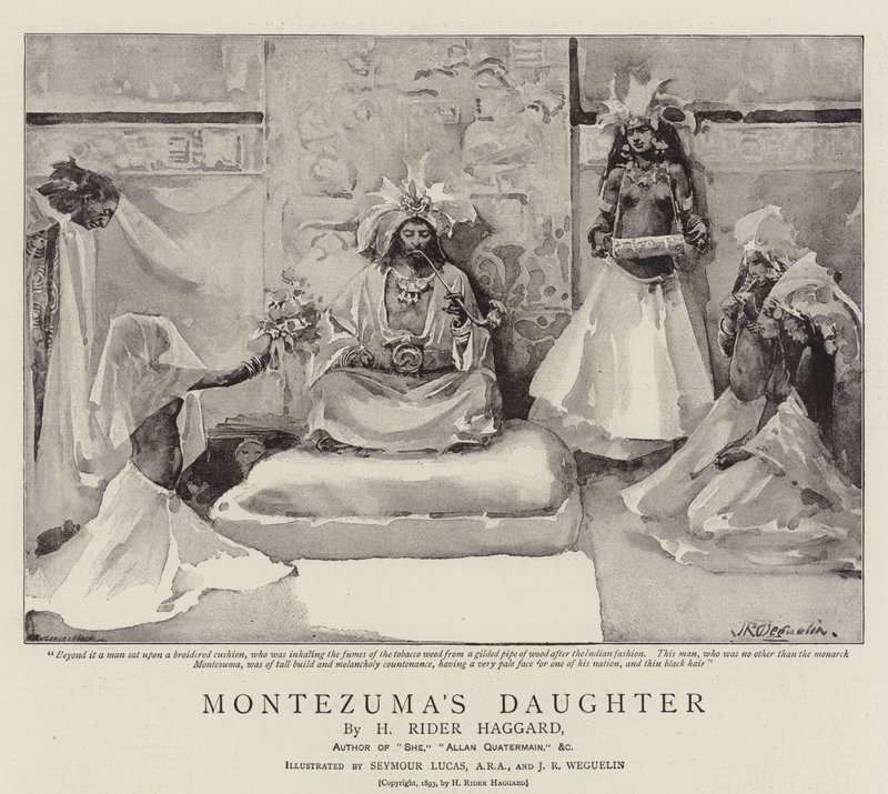 Montezuma lánya alkotó: John Seymour Lucas