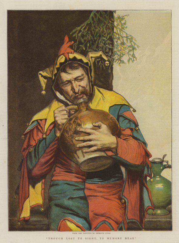 Bár szem elől veszve, az emlékezetemben kedves (chromolitho) alkotó: John Seymour Lucas