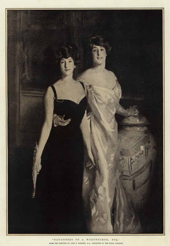 Egy Wertheimer lányai, Esquire alkotó: John Singer Sargent