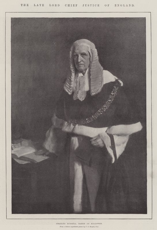 A néhai Lord Chief Justice of England alkotó: John Singer Sargent
