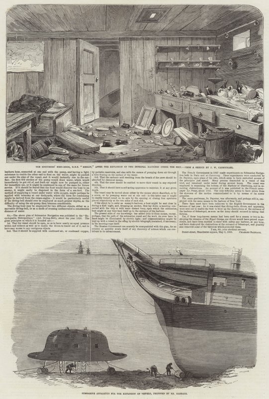 Navigáció tengeralattjáróban alkotó: John Wilson Carmichael