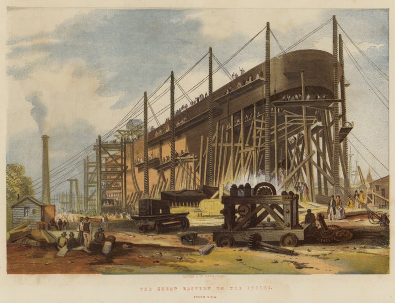A Nagy Kelet a részvényeken, Stern View alkotó: John Wilson Carmichael