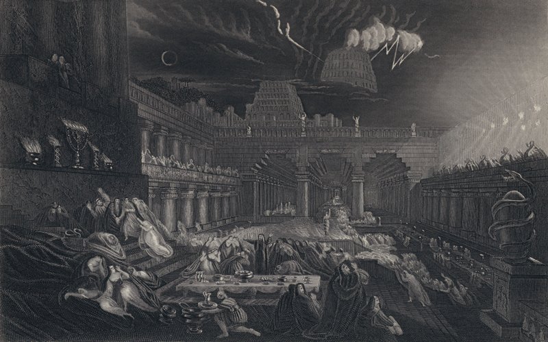 Belsazár ünnepe alkotó: John after Martin