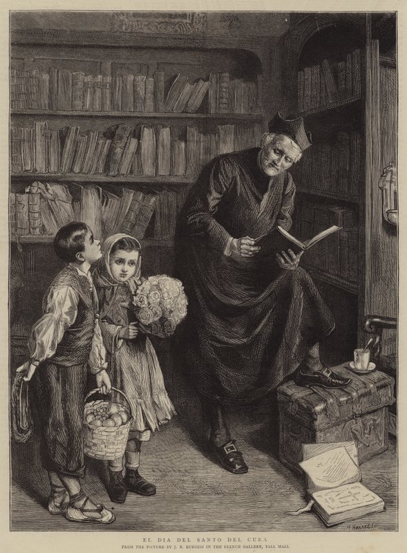 El Dia Del Santo Del Cura alkotó: John Bagnold Burgess