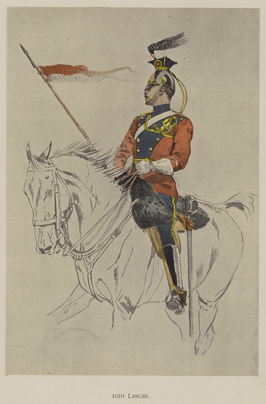 16th Lancer (színes litó) alkotó: John (after) Charlton