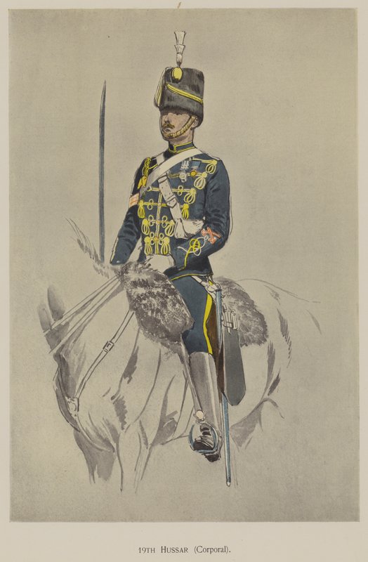 19. huszár, tizedes (színes litó) alkotó: John (after) Charlton