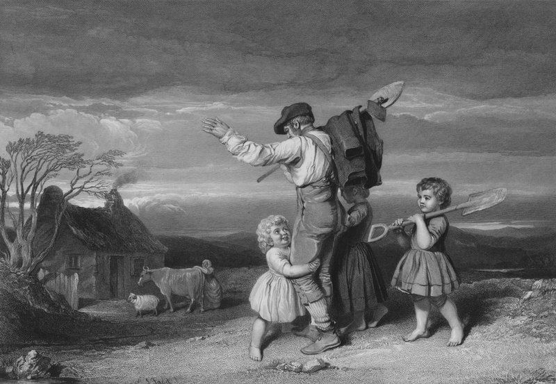 Illusztráció: Robert Burns: The Cottar