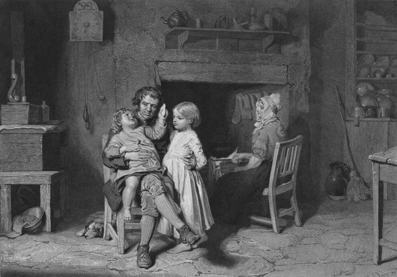 Illusztráció: Robert Burns: The Cottar