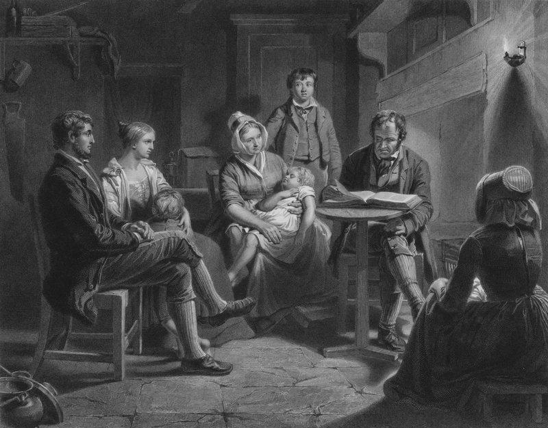 Illusztráció: Robert Burns: The Cottar