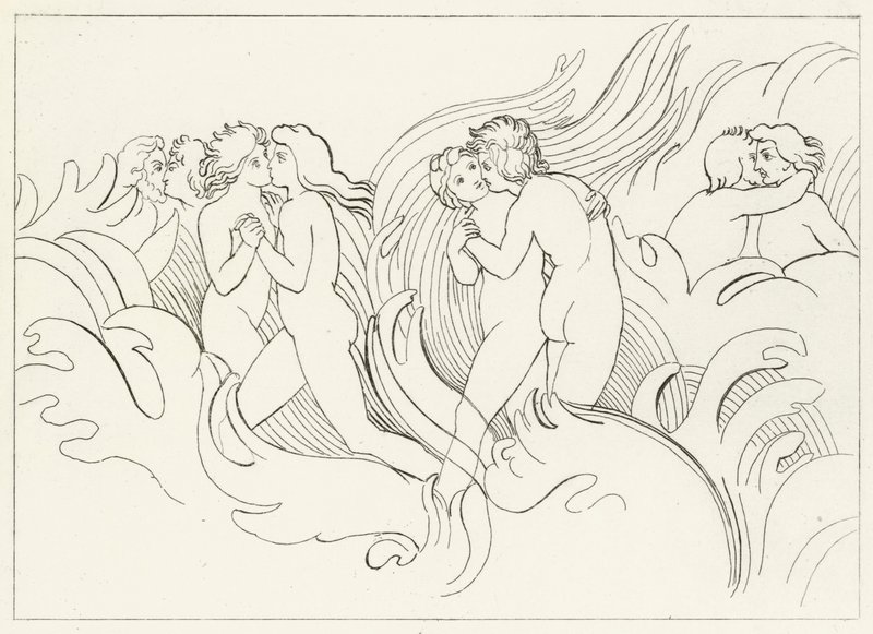 A tüzes végzet, purgatórium, 26. ének (metszet) alkotó: John (after) Flaxman