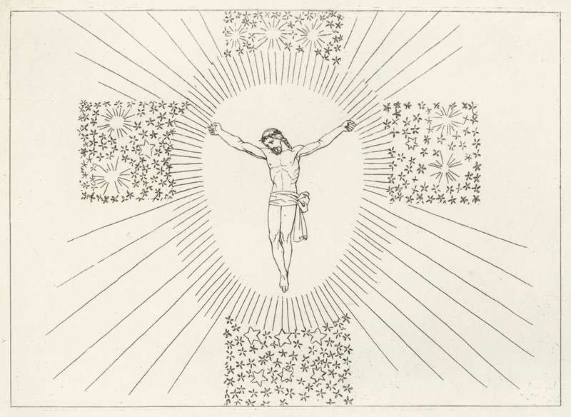 A dicsőséges kereszt, Paradicsom, 14. ének (metszet) alkotó: John (after) Flaxman