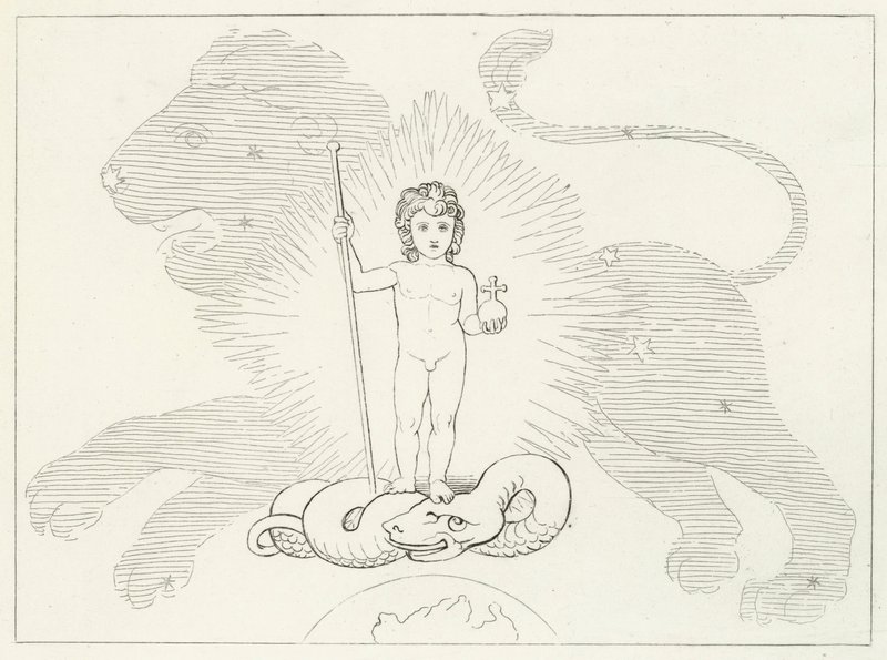 A csecsemőmegváltó, Paradicsom, 16. ének (metszet) alkotó: John (after) Flaxman