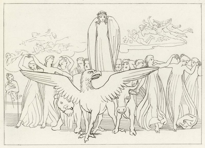 A titokzatos autó, Purgatórium, 31. ének (metszet) alkotó: John (after) Flaxman