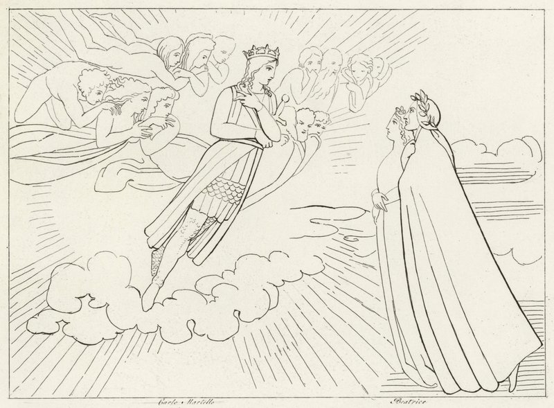 A Vénusz bolygó, Paradicsom, 8. ének (metszet) alkotó: John (after) Flaxman