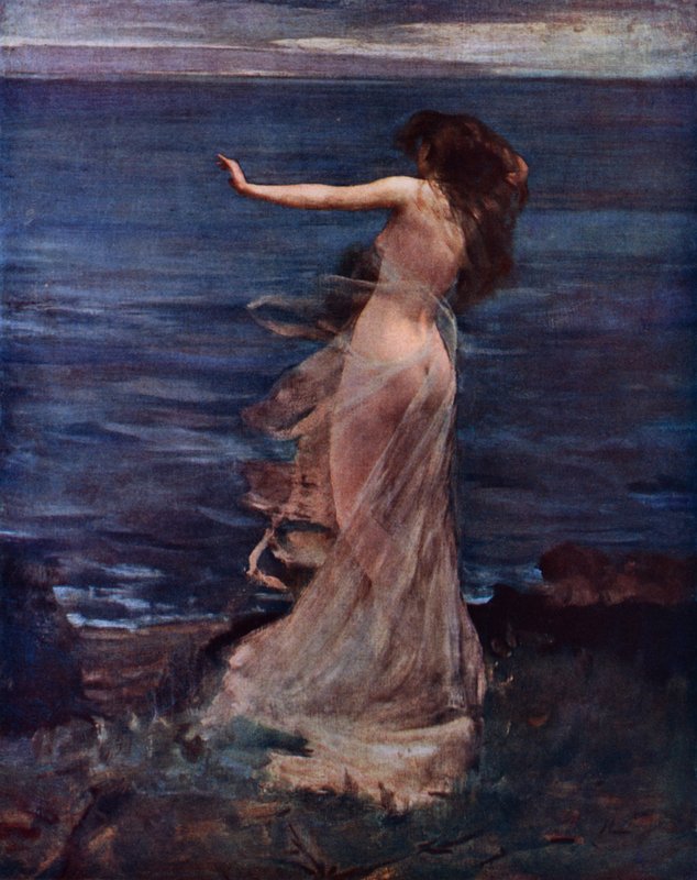Ariadne (színes litó) alkotó: John (after) Lavery