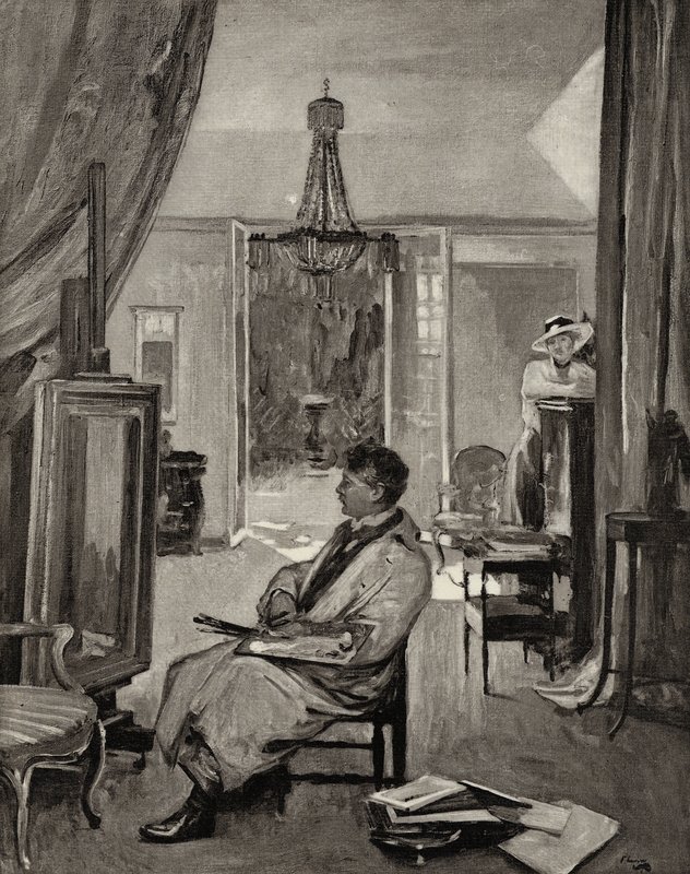 Patrick W Adam (litho) alkotó: John (after) Lavery