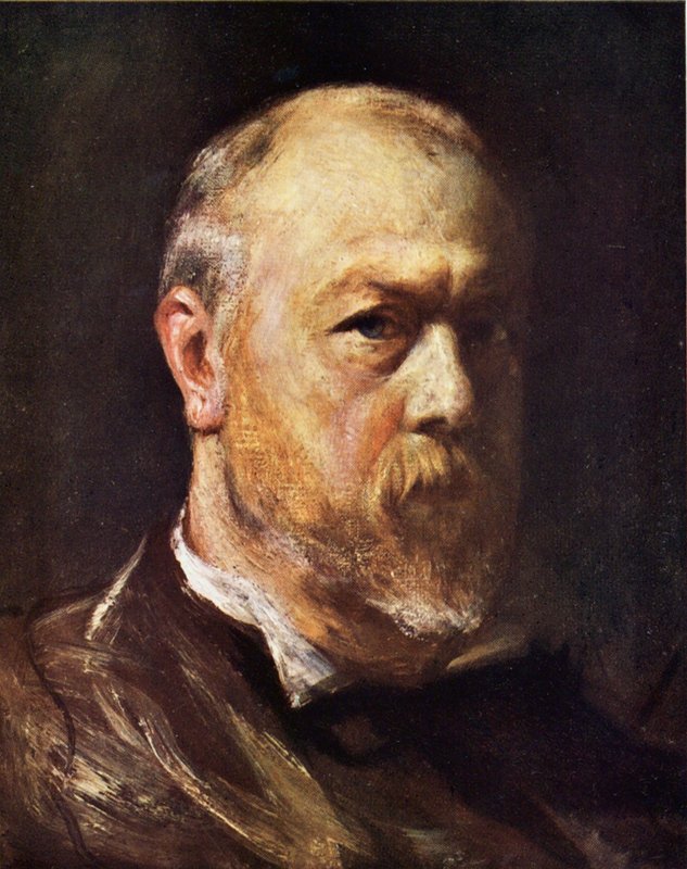 John Pettie saját maga portréja (színes litográfia) alkotó: John (after) Pettie