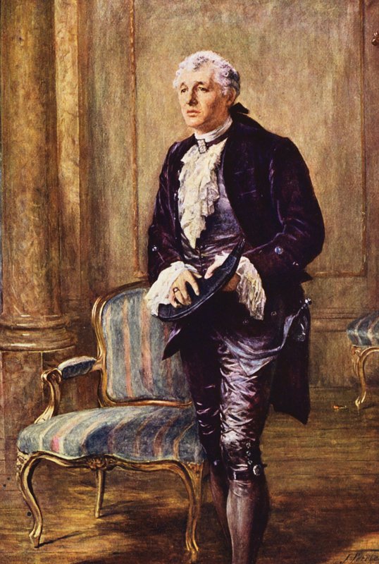 Sir Charles Wyndham portréja, mint David Garrick (színes litográfia) alkotó: John (after) Pettie