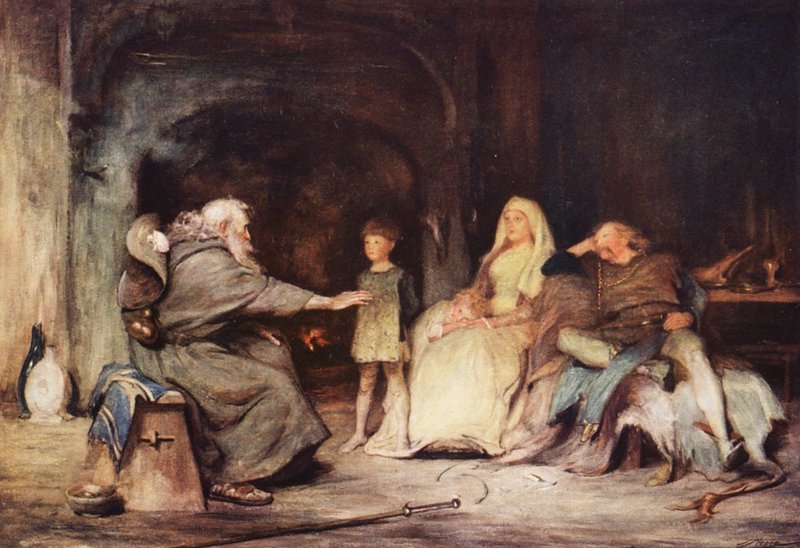 The Palmer (színes litográfia) alkotó: John (after) Pettie