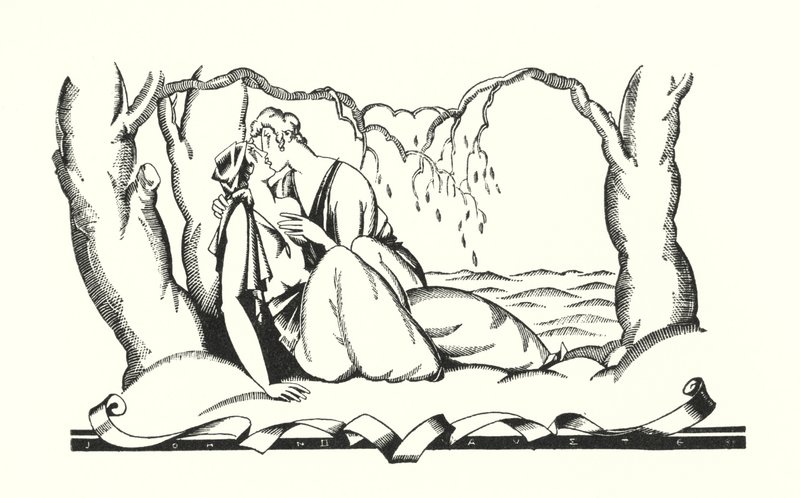 Illusztráció Don Juanhoz, Lord Byron (litho) alkotó: John Austen