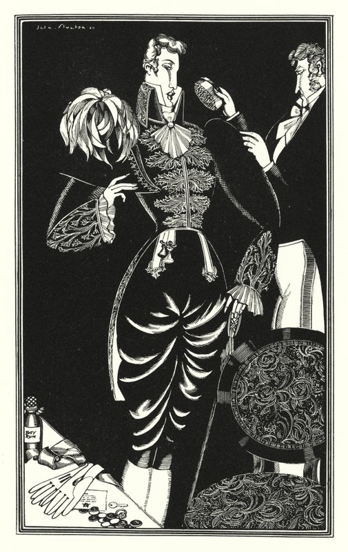 Illusztráció Don Juanhoz, Lord Byron: Fiatalság, hírnév és egy hadsereg szabója alkotta (litho) alkotó: John Austen