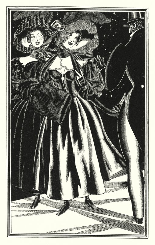 Illusztráció Don Juanhoz, Lord Byron: Gyalogos paphiaiak, józan, de erkölcstelen (litho) alkotó: John Austen