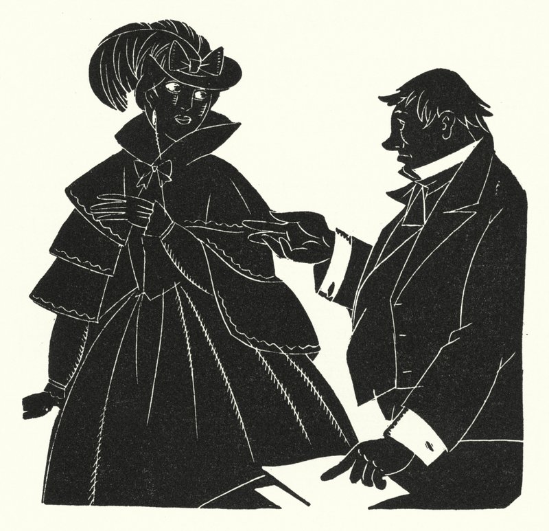 Illusztráció: Madame Bovary, Gustave Flaubert (litho) alkotó: John Austen