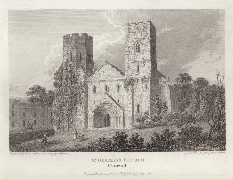 Szent Német templom, Cornwall alkotó: John Britton