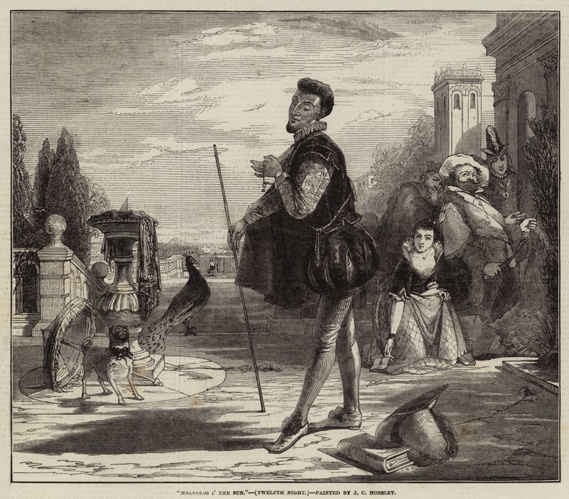 Malvolio a Napban, Tizenkettedik éjszaka alkotó: John Callcott Horsley