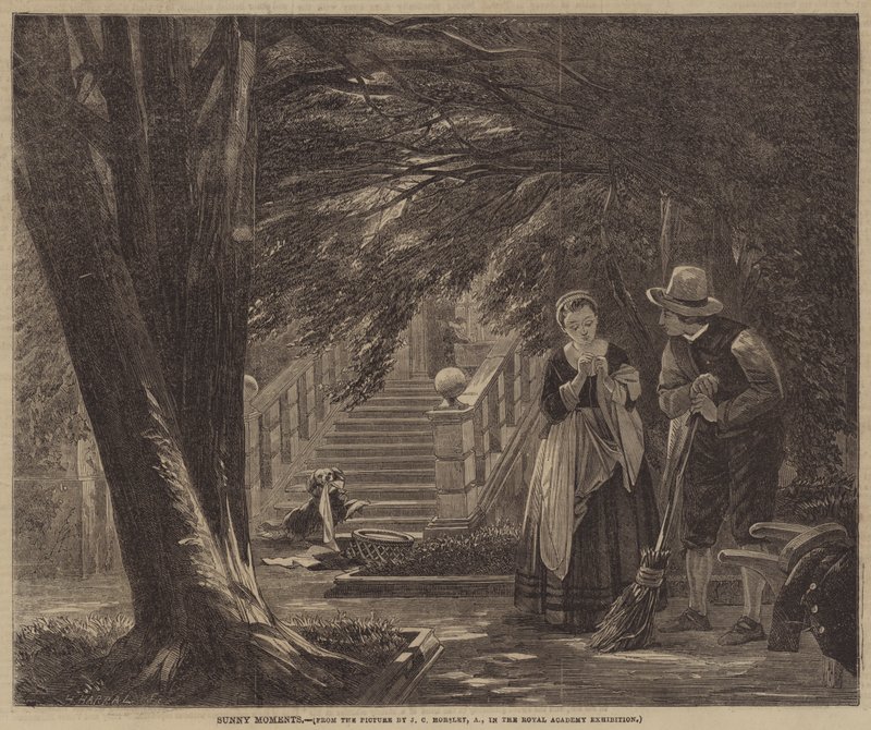 Napsütéses pillanatok alkotó: John Callcott Horsley