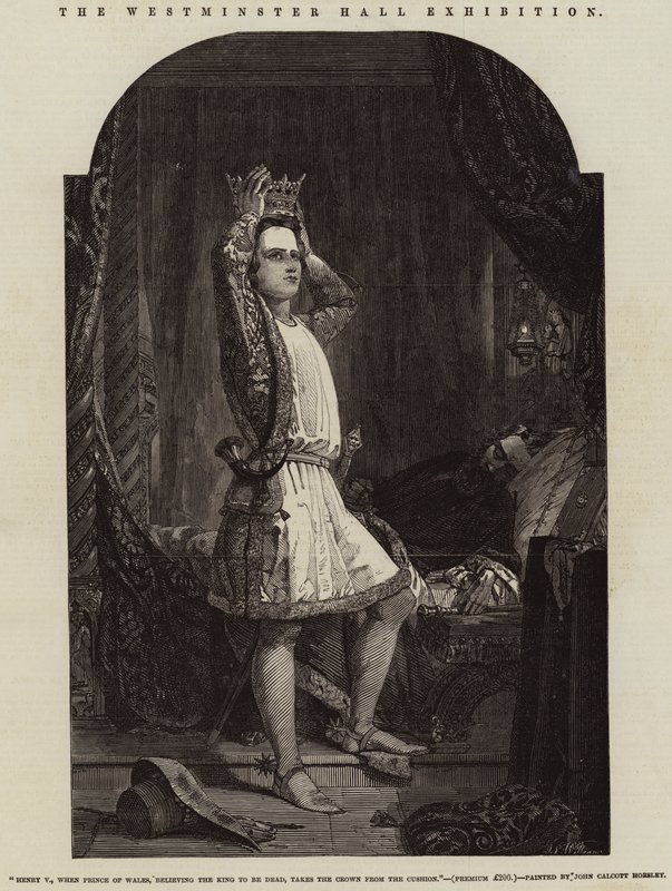 A Westminster Hall kiállítás alkotó: John Callcott Horsley